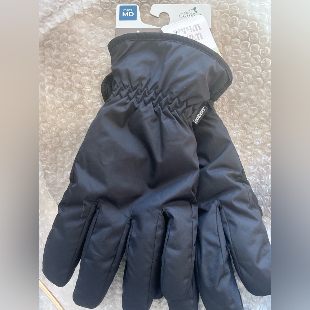 Black Winter Gloves